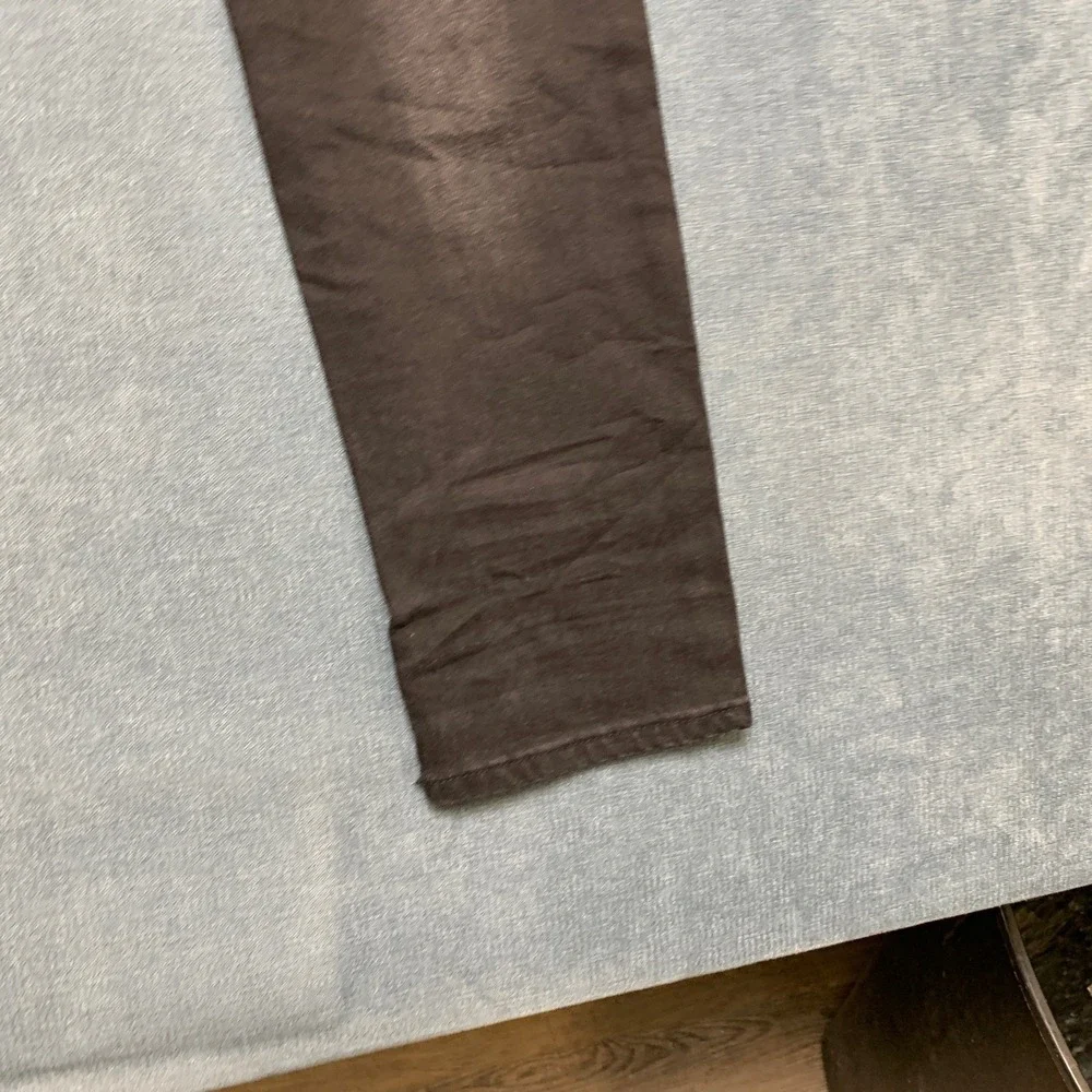 Aeropostale Skinny Taper Jeans Mens 28x32 Black Denim Distressed Dark Wash